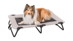 Dog Lounger 99x19x60cm Grey Black For Cheap