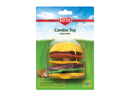 Kaytee Combo Toy Crispy & Wood Hamburger For Cheap