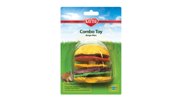 Kaytee Combo Toy Crispy & Wood Hamburger For Cheap