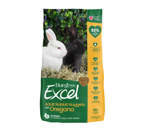 Burgess Excel Adult Rabbit with Oregano 1.5kg on Sale