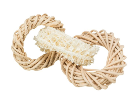 Loofah With Rattan Ring 13cm Cheap