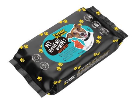 PuppyCrush Pet Hygienic Wipes 30pk  - Unscented Online Hot Sale