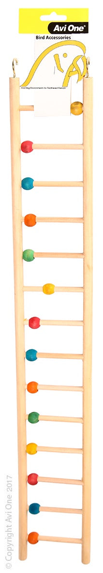 Avi One Wooden Ladder with Beads 14 Rung Online