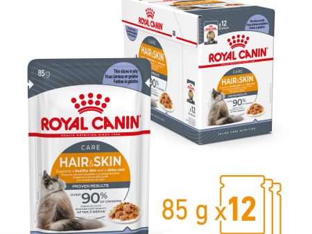 Royal Canin Hair & Skin Care Jelly 85G 12 Pack Discount