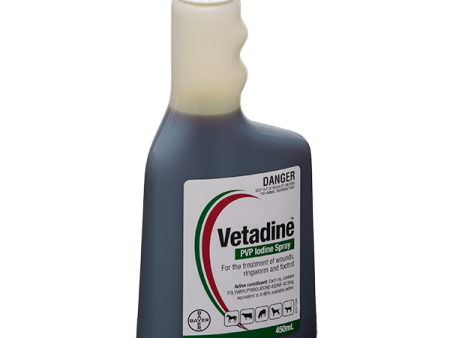 Vetadine PVP Iodine Spray 450ml Online Hot Sale