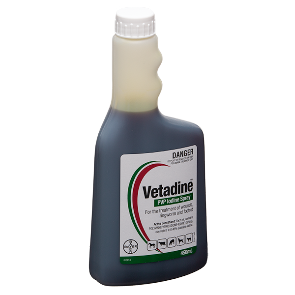 Vetadine PVP Iodine Spray 450ml Online Hot Sale