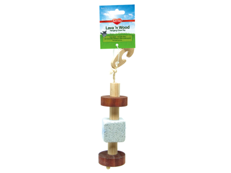 Kaytee Natural Lava & Wood Hanging Toy Sale