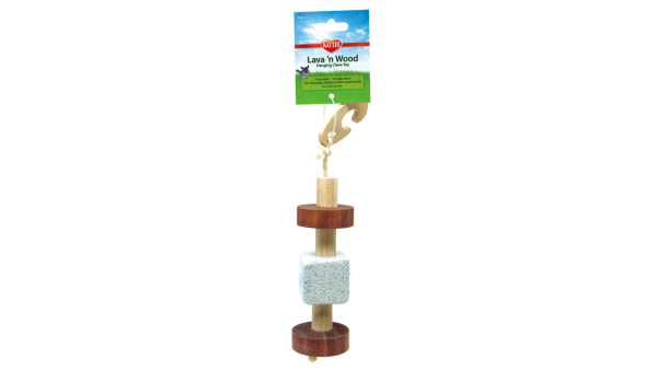 Kaytee Natural Lava & Wood Hanging Toy Sale