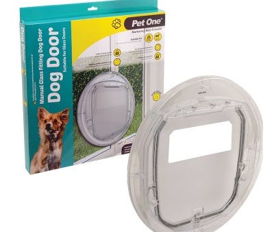 Pet One Dog Door Poly Dbl Glaze Glass Fit Online