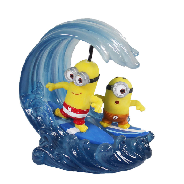 Minions Kevin and Stuart Surfing Ornament Fashion