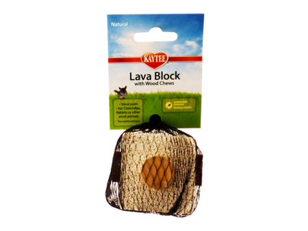 Kaytee Lava Block with Wood Chews on Sale