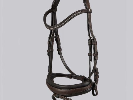 Premier Equine Veneto Anatomical Snaffle Bridle Brown Sale