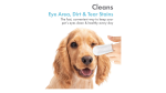 Petkin Fingertip Eye Wipes 50 Pack Cheap