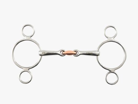 Premier Equine Two Ring Gag with Copper Lozenge For Sale