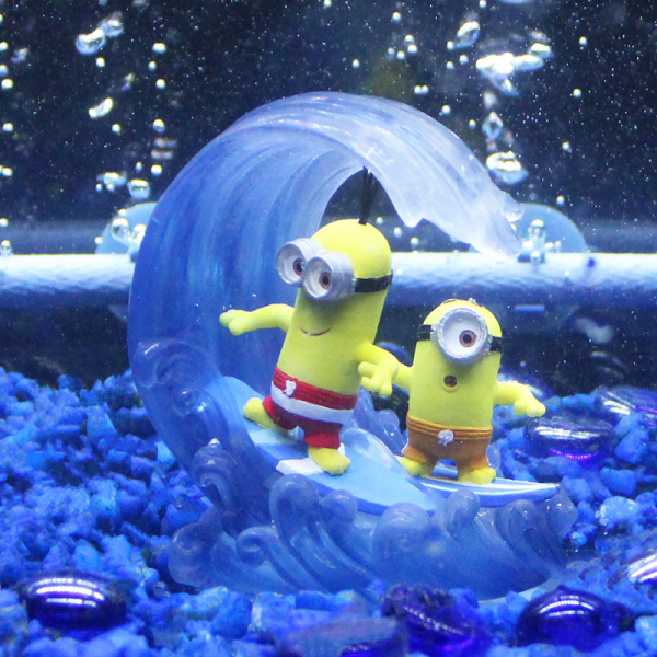 Minions Kevin and Stuart Surfing Ornament Fashion