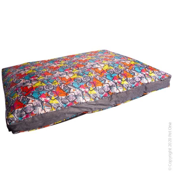 Pet One Bedding Mattress Graffiti - X-Large on Sale