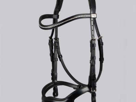 Premier Equine San Paolo Anatomical Bridle Black Online now