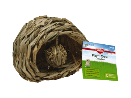 Kaytee Natural Play-n-Chew Cubby Nest Cheap