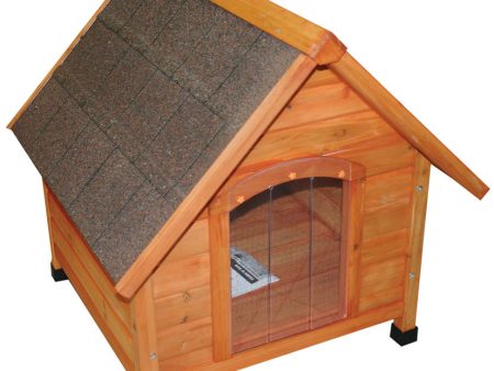 Pet One Pitched Roof Timber Chalet Kennel Large Online Hot Sale