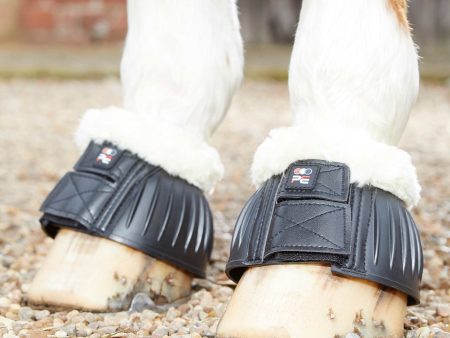 Premier Equine Techno Wool Rubber Bell Over Reach Boots Hot on Sale