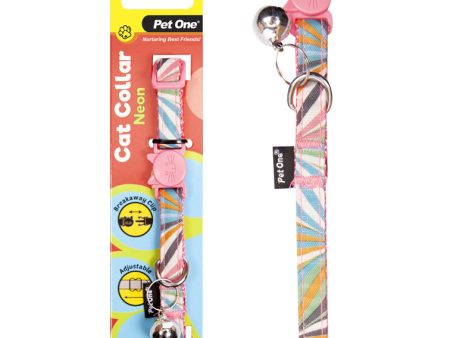 Pet One Cat Collar Neon Pink For Sale