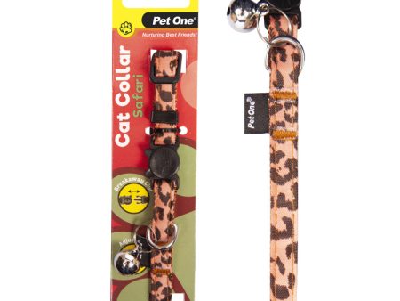 Pet One Cat Collar Nylon Safari Orange Sale