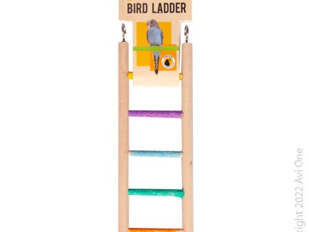 Avi One Wooden Ladder With 5 Sand Steps Online Sale