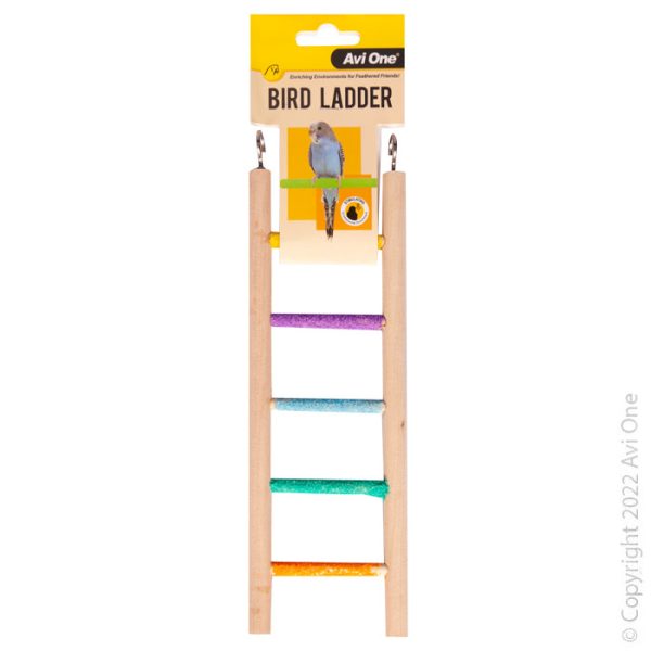 Avi One Wooden Ladder With 5 Sand Steps Online Sale