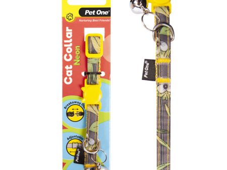 Pet One Cat Collar Neon Yellow Cheap