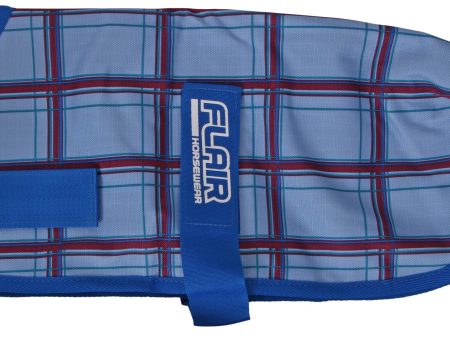 Flair Wanaka Dog Coat Plaid Blue Cheap