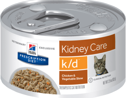 Hill s Prescription Diet K D Chicken & Vege Stew Feline Can 82G x 24 For Cheap