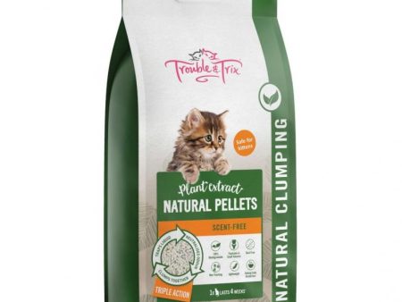 Trouble & Trix Natural Cat Litter 7L Hot on Sale