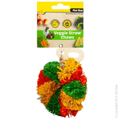 Pet One Veggie Straw Chew Hanging Donut Discount