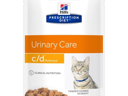 Hill s Prescription Diet C D Feline Pouch Chicken 85G x 12 Cheap