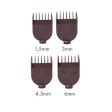 Papildomos šukos kirpimo mašinėlei OSOM Professional Hair Trimmer Comb HTCHC338, OSOMPHC338COMBS, 1,5 mm, 3 mm, 4,5 mm, 6 mm Online Hot Sale