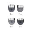 Papildomos šukos kirpimo mašinėlei OSOM Professional Hair Clipper P9 Comb HCP9 OSOMPHCP9COMBS, 3 mm, 6 mm, 9 mm, 12 mm Fashion